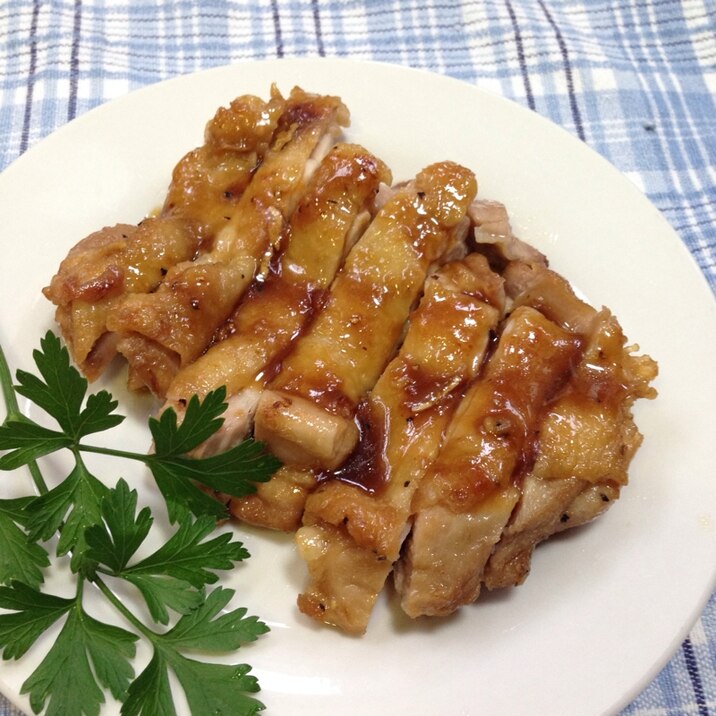 メイプル風味de照り焼きチキン♪